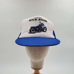 Ed & Vern Rock Store: Vintage Trucker Mesh Snap Back Hat
